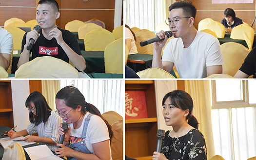 新員工與講師互動現場剪影 新員工與講師互動現場剪影